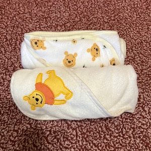 Whine the Pooh towels for baby’s